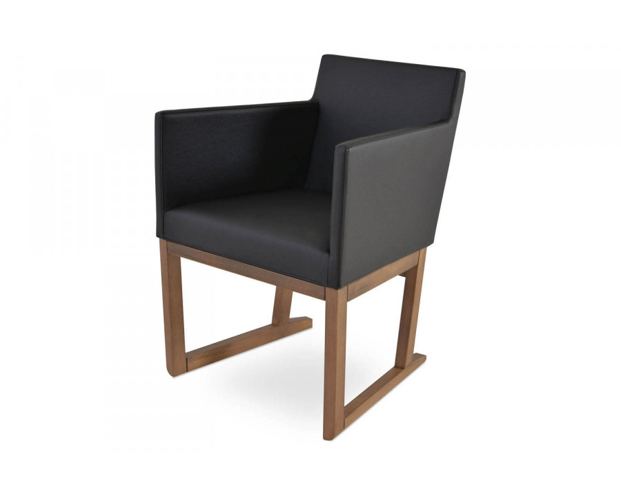 SohoConcept – Harput Sled Wood Armchair