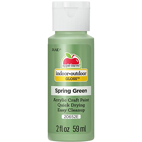 Apple Barrel Gloss Acrylic Paint in Assorted Colors (2-Ounce), 20652 Spring Green