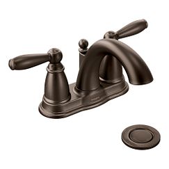 MOEN 6610ORB Brantford  Two-Handle Bathroom Faucet In Oil Rubbed Bronze