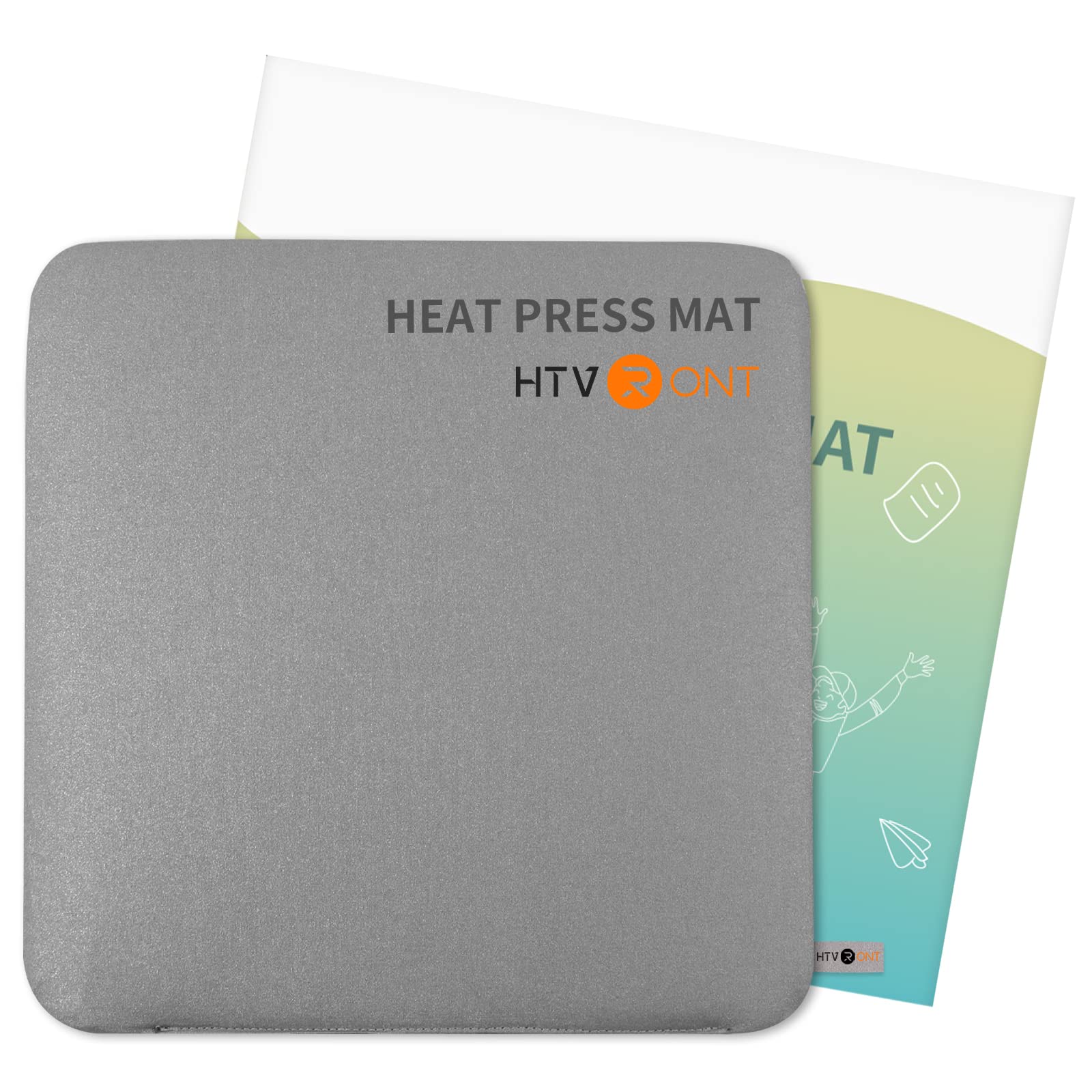 HTVRONT Heat Press Mat for Cricut: Heat Press Pad 11.5″x11.5″ for Craft Vinyl Ironing Insulation Transfer, Double Sides Applicable Heat Mat for Heat