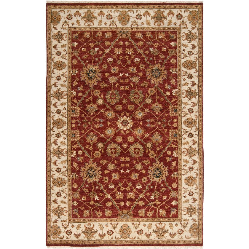 Clarkston Traditional Brown/Red Area Rug