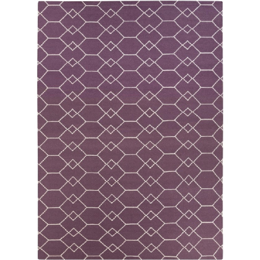 Escambia Modern Wine Area Rug