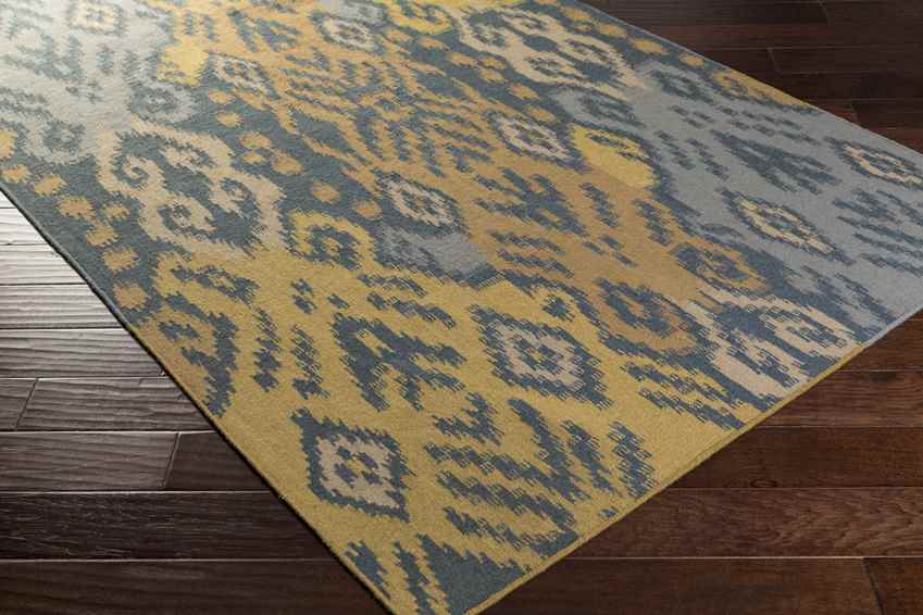 Banner Global Teal/Gold Area Rug