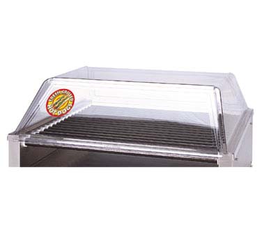 APW SG-75/85 – Hot Dog Grill Sneeze Guard, sloped front, for 36″ x 31″ grills