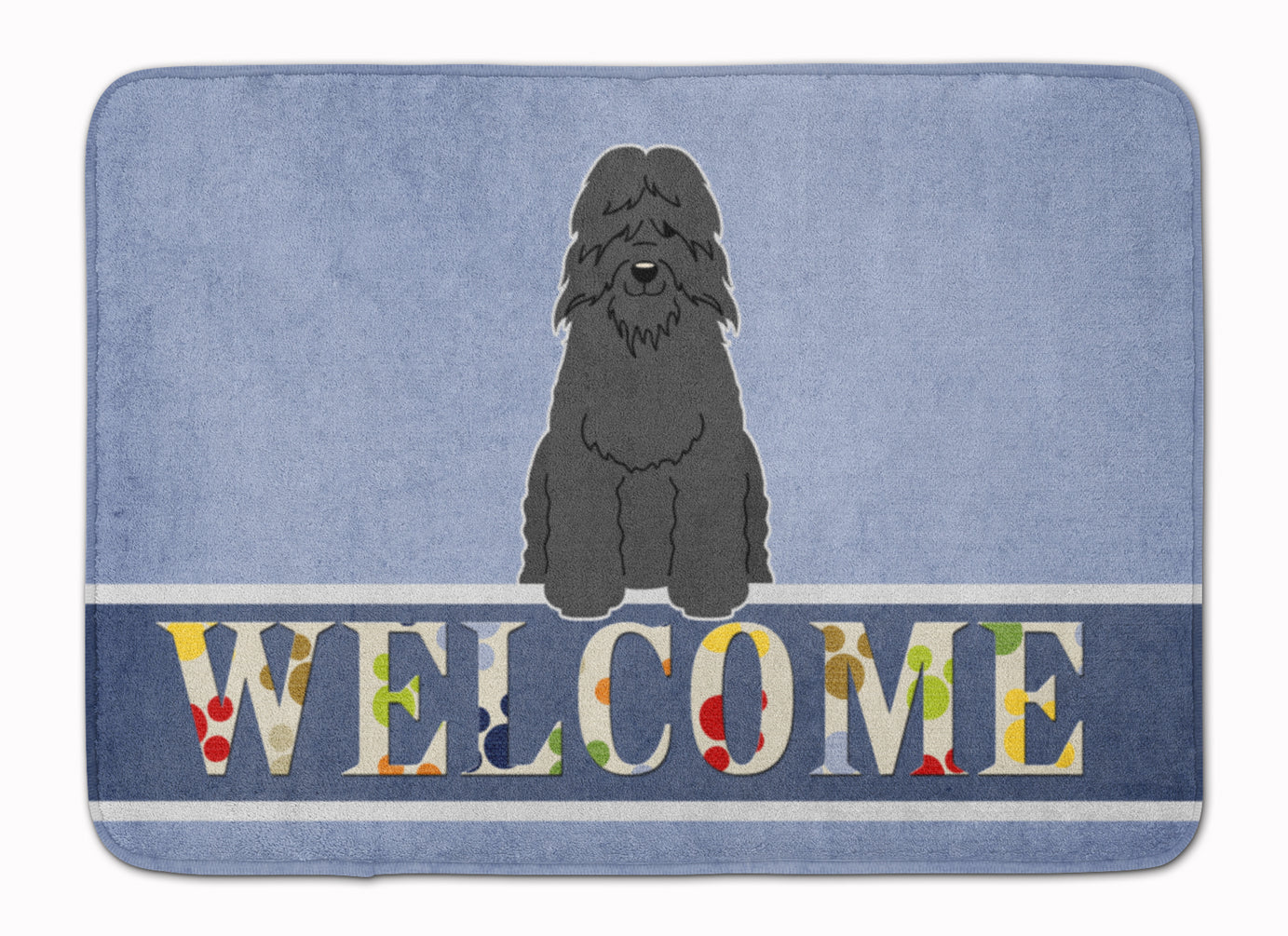 Bouvier des Flandres Welcome Machine Washable Memory Foam Mat BB5655RUG