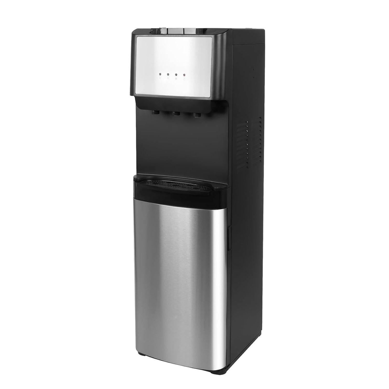 5 Gallon Bottom Loading Water Cooler Dispenser with 3-Temperature & Child Safety Lock, Black