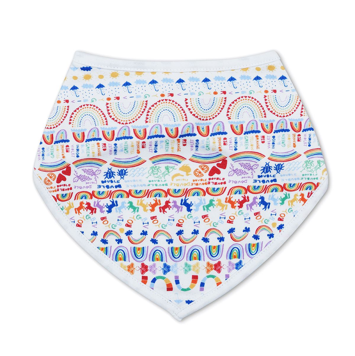 Rainbow Bandana Bib – Rainbow Multi – Rainbow – Rainbow Multi