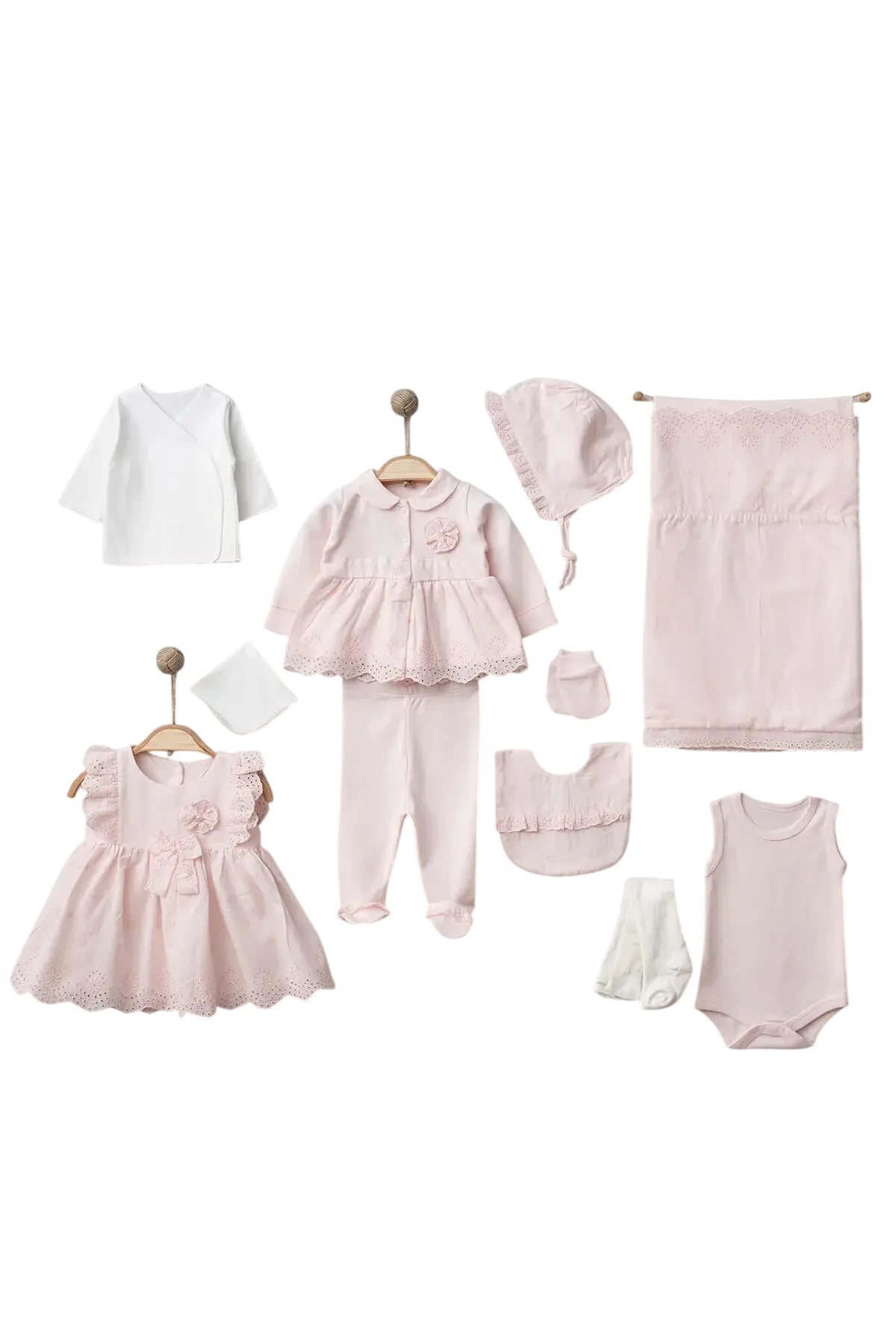 Eden Newborn Homecoming Outfit Set (11 Pcs)