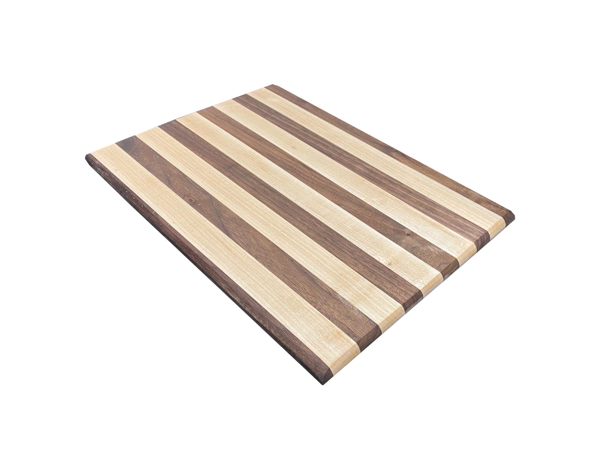 Modern Mix Walnut and Maple Side grain Cutting Board