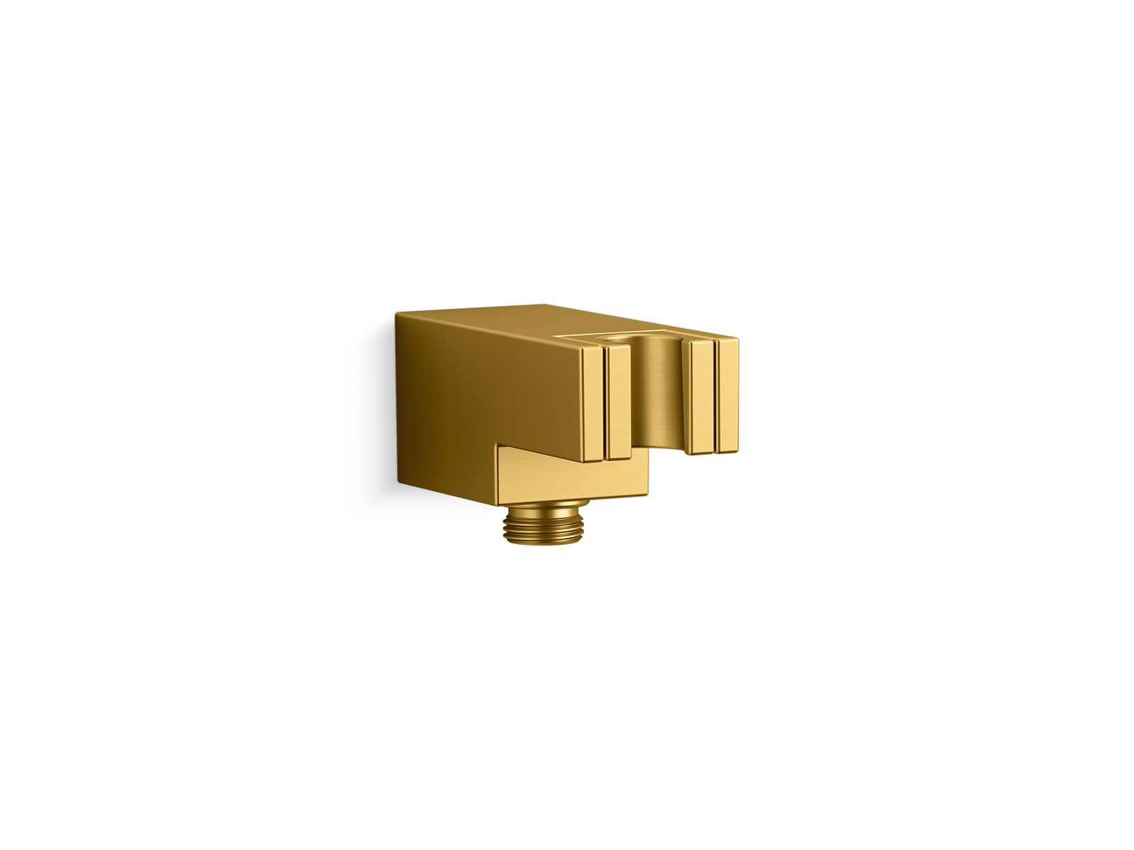 KOHLER K-26310-2MB Statement Wall-Mount Handshower Holder With Supply Elbow And Check Valve In Vibrant Brushed Moderne Brass