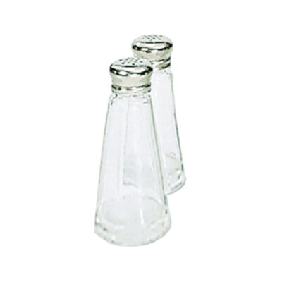 Adcraft SMT-3 – Salt/Pepper Shaker, 3 oz., 4″H, tapered, stainless steel, glass