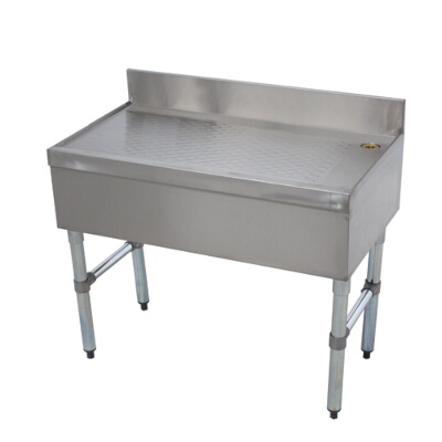 Advance Tabco CRD-30 – Underbar Drainboard, free-standing, 30″W x 21″D x 33″H