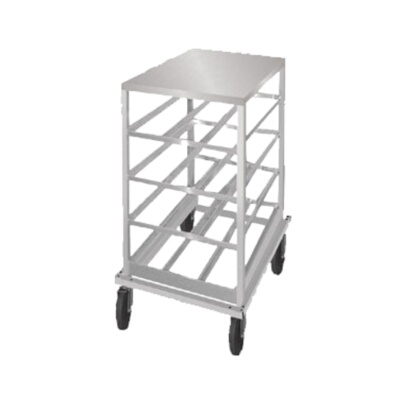 Advance Tabco CRSS10-72 – Can Rack, low-profile mobile design with stainless ste