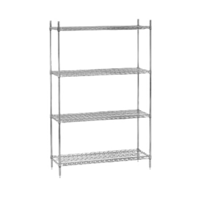 Advance Tabco EC-1836-X – Wire Shelving, 36″W x 18″D, heavy duty, chrome plated finish