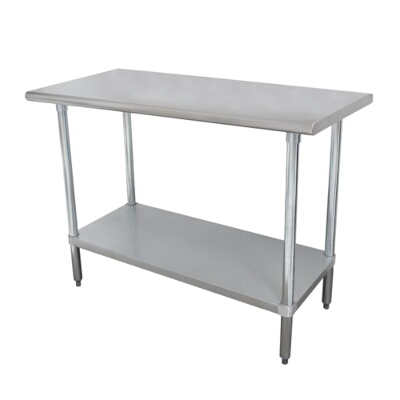 Advance Tabco ELAG-180-X – Work Table, 30 x 18 inch, 16 gauge 430 series stainless steel