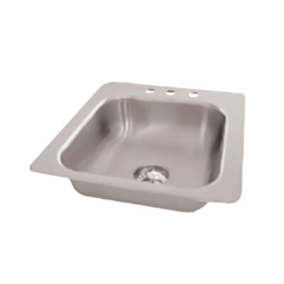 Advance Tabco SS-1-1919-7 – Smart Series Drop-In Sink, 1-compartment, 16″ wide