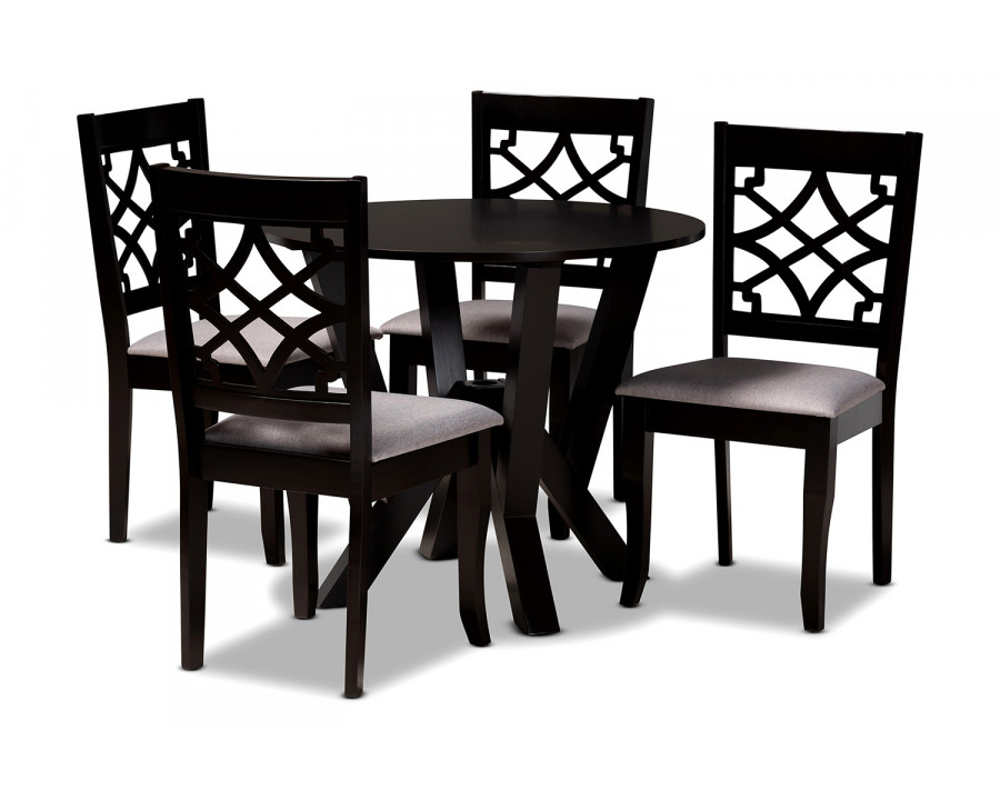 Baxton – Alisa Modern 5-Piece Dining Set