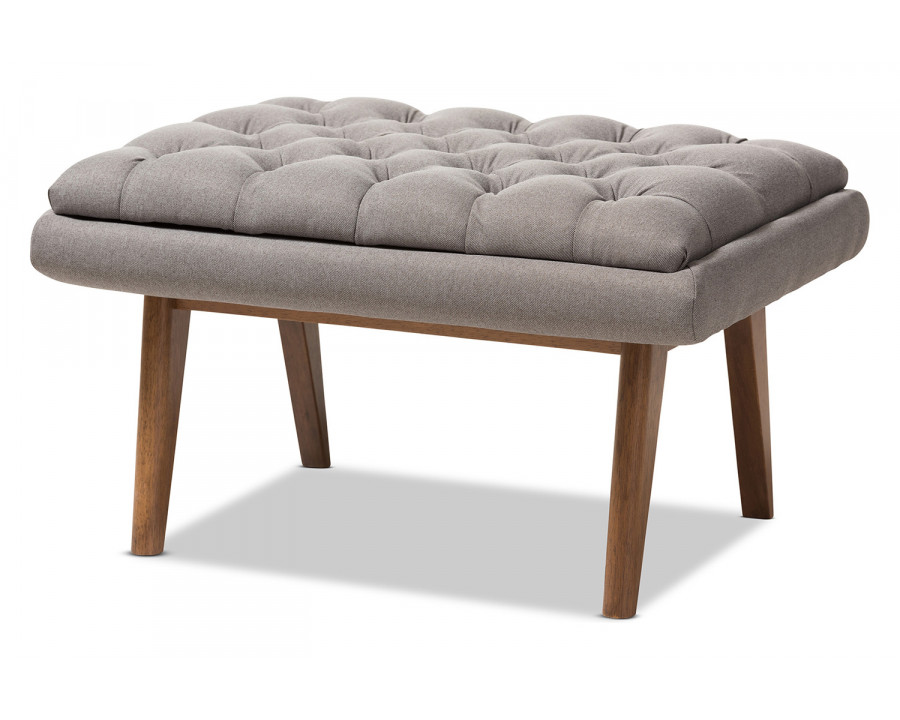 Baxton – Annetha Mid-Century Modern Ottoman