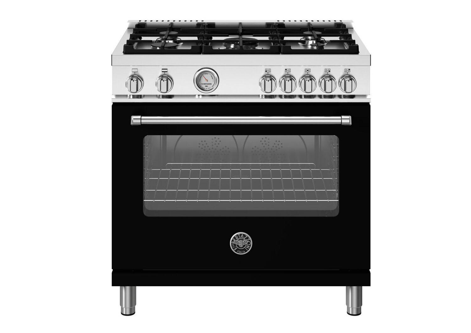 Master 36″ Range All Gas Nero Black