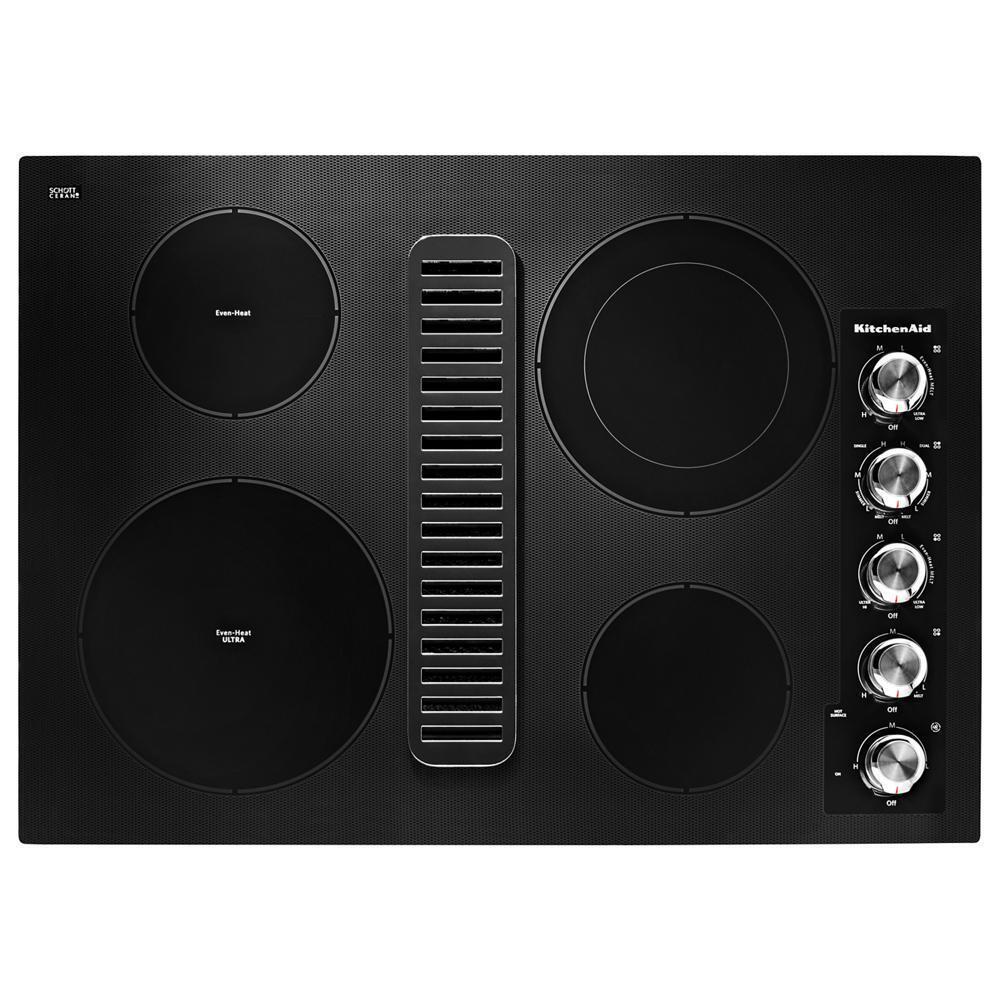 30″ Electric Downdraft Cooktop with 4 Elements