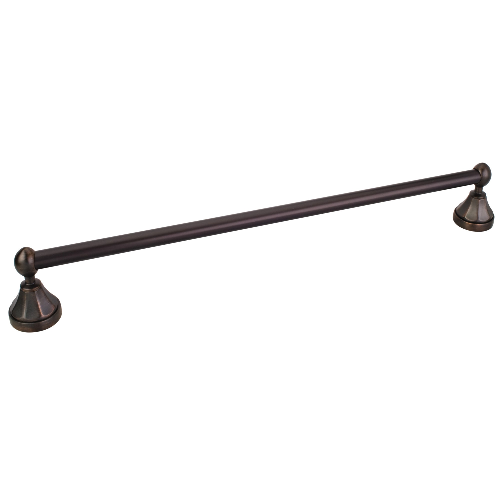 ELEMENTS BHE3-03DBAC Newbury Brushed Oil Rubbed Bronze 18″ Single Towel Bar – Contractor Packed – Brushed Oil Rubbed Bronze