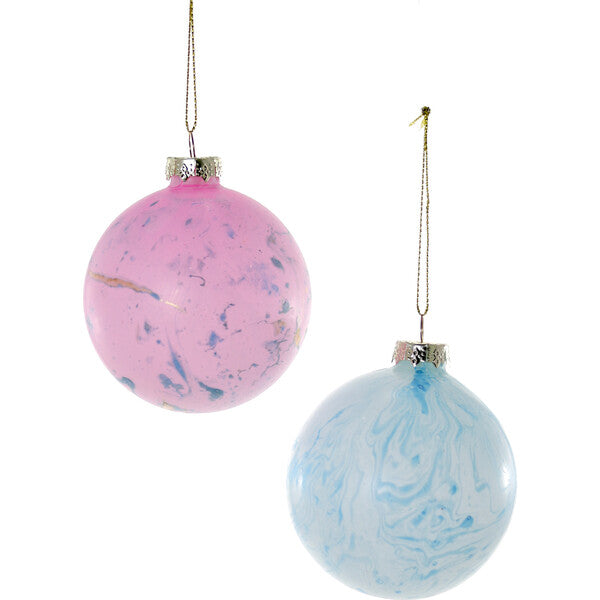 Marbled Ornament Set