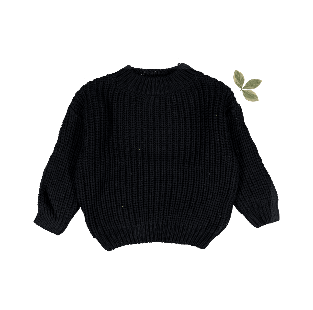 The Chunky Knit Sweater – Black