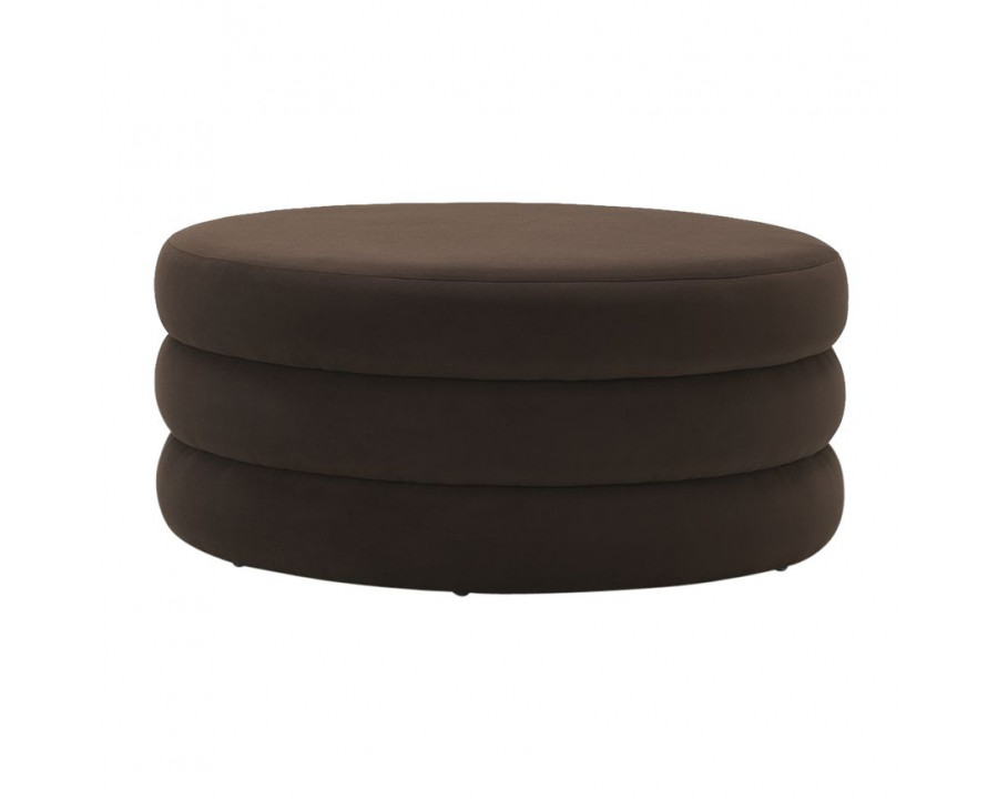 Sagebrook – Brown Triple Tiered Ottoman