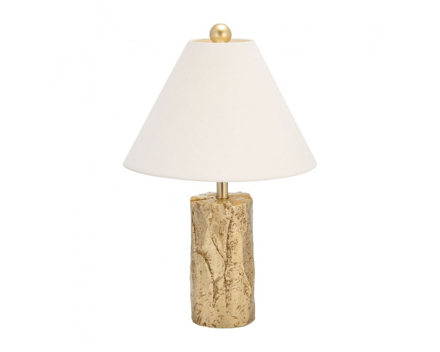 Sagebrook – Resin Textured Table Lamp in Gold