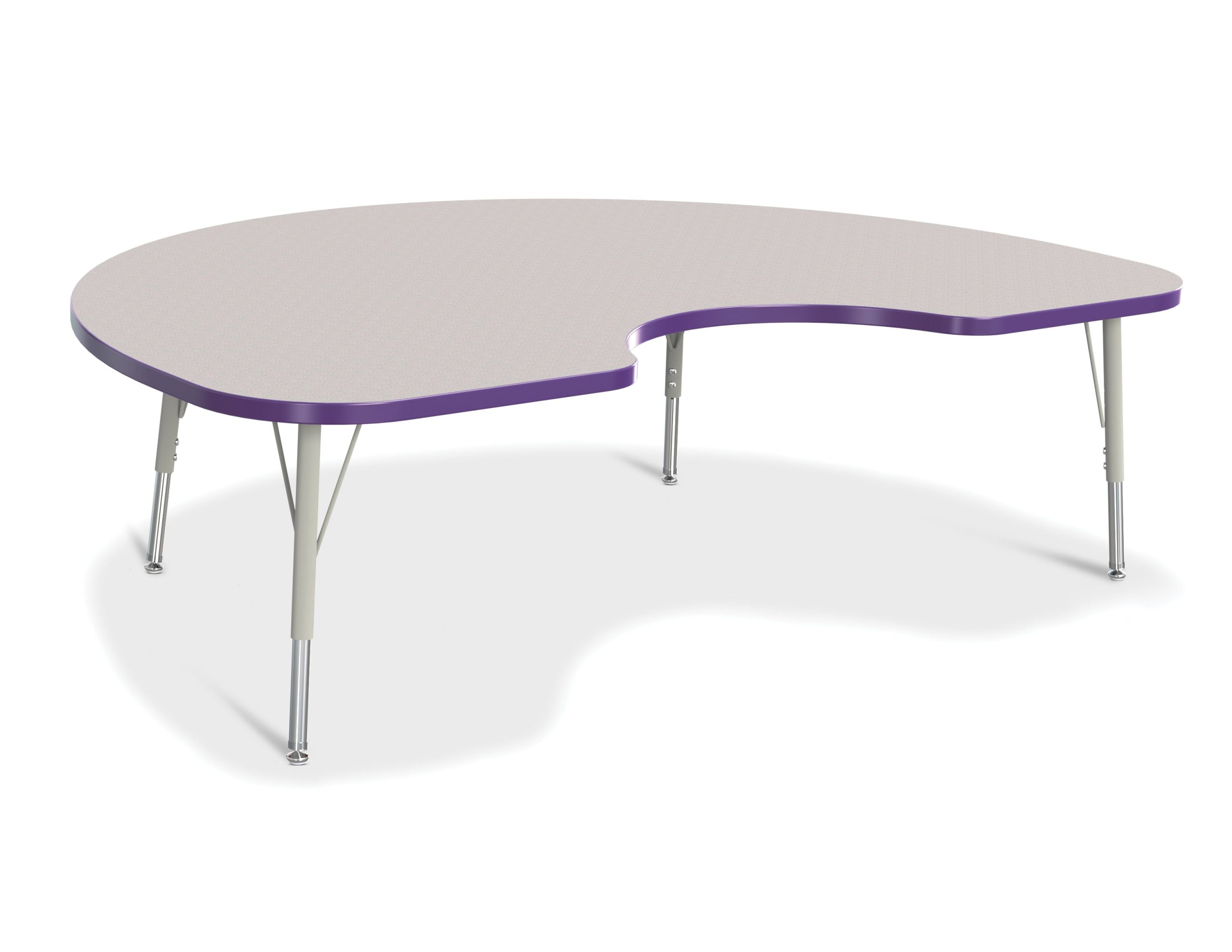 Berries Kidney Activity Table – 48″ X 72″, E-height – Gray/Purple/Gray