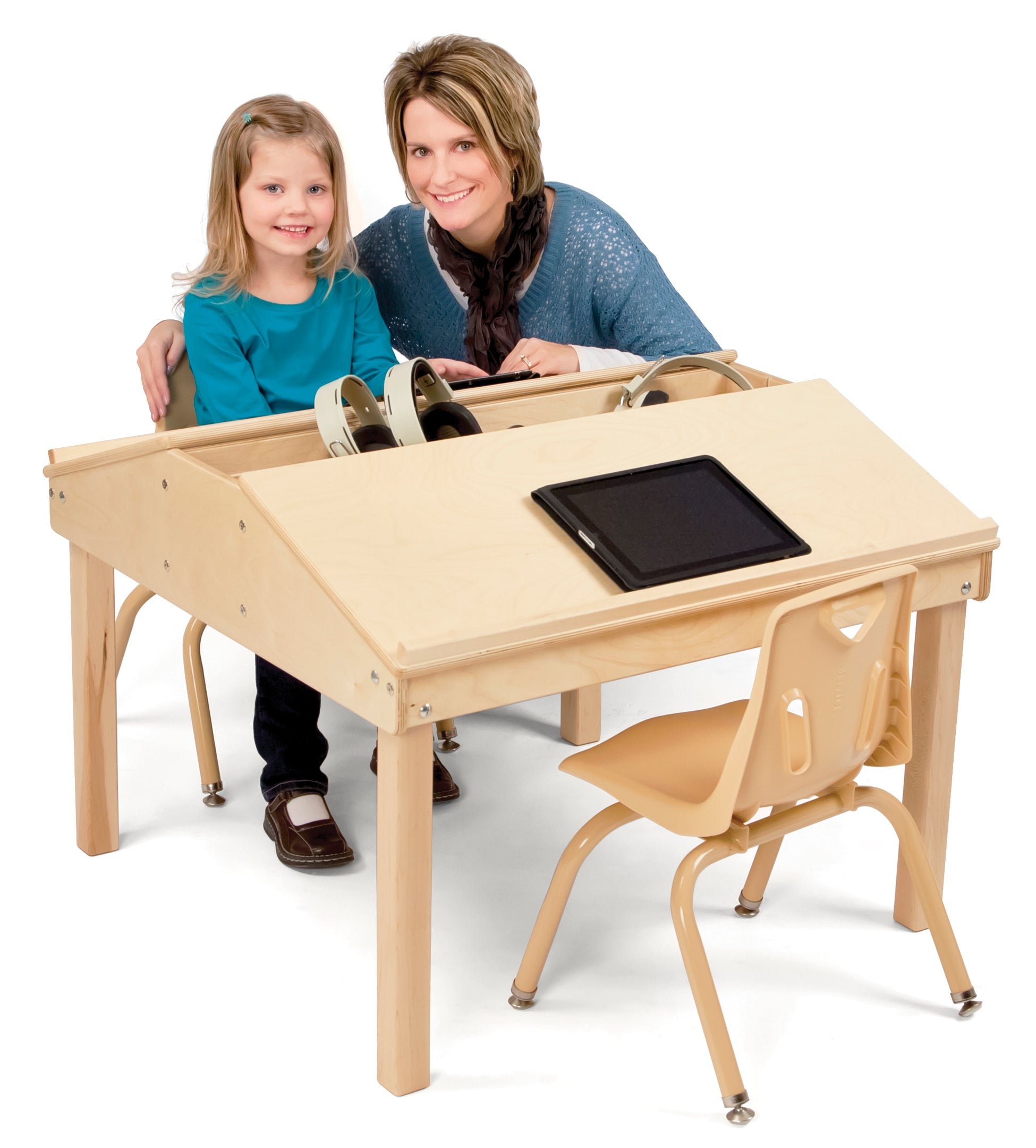 Jonti-Craft Quad Tablet And Reading Table – 20½” High