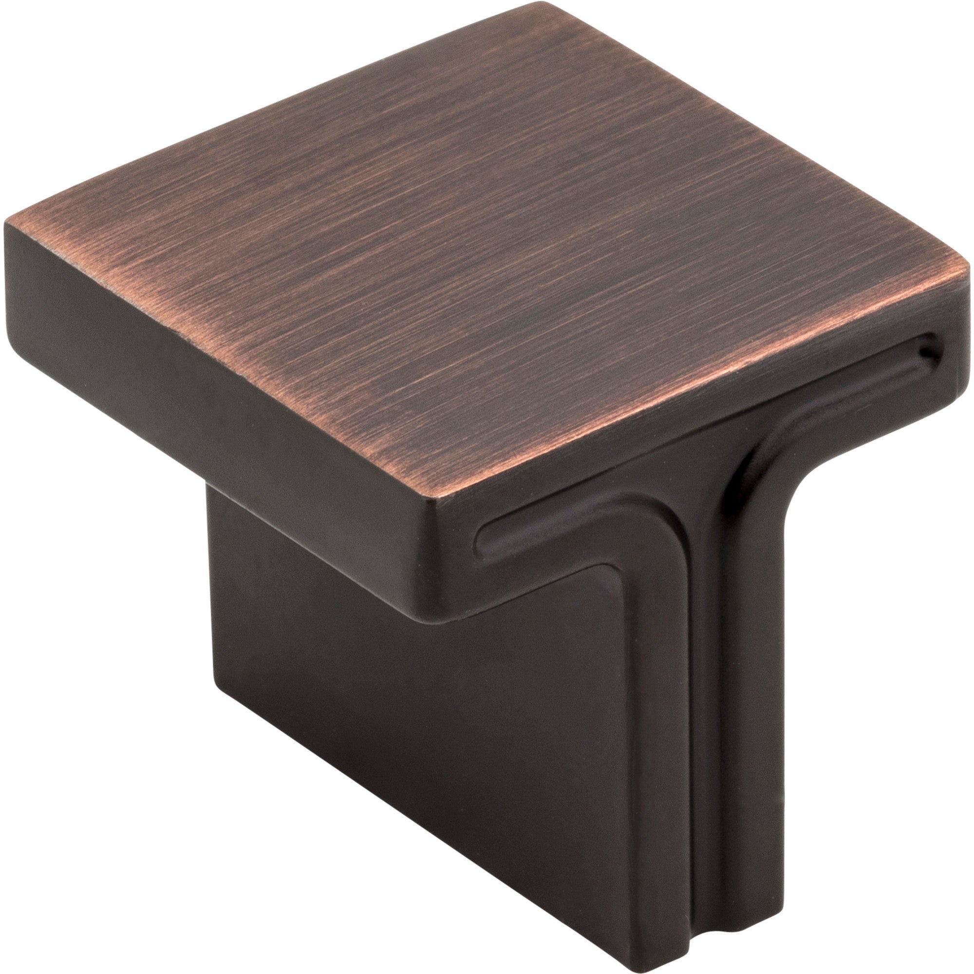 JEFFREY ALEXANDER 867L-DBAC Anwick 1-1/8″ Length Square Knob – Brushed Oil Rubbed Bronze