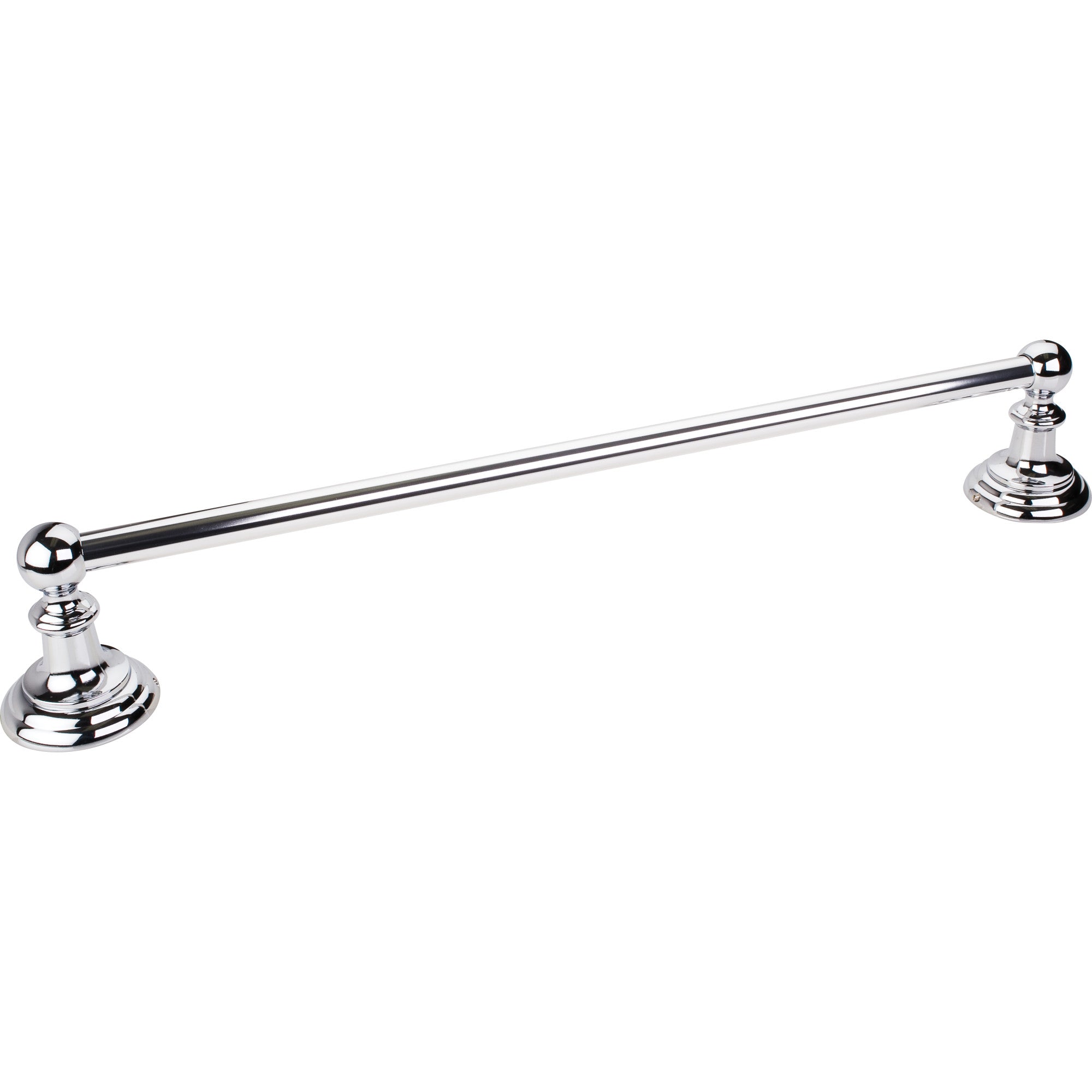 ELEMENTS BHE5-03PC Fairview Polished Chrome 18″ Single Towel Bar – Contractor Packed – Polished Chrome