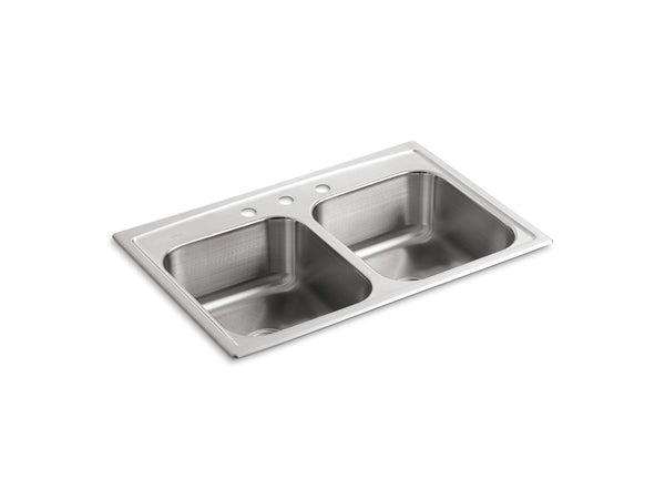 Toccata® 33″ Top-Mount Double-Bowl Kitchen Sink