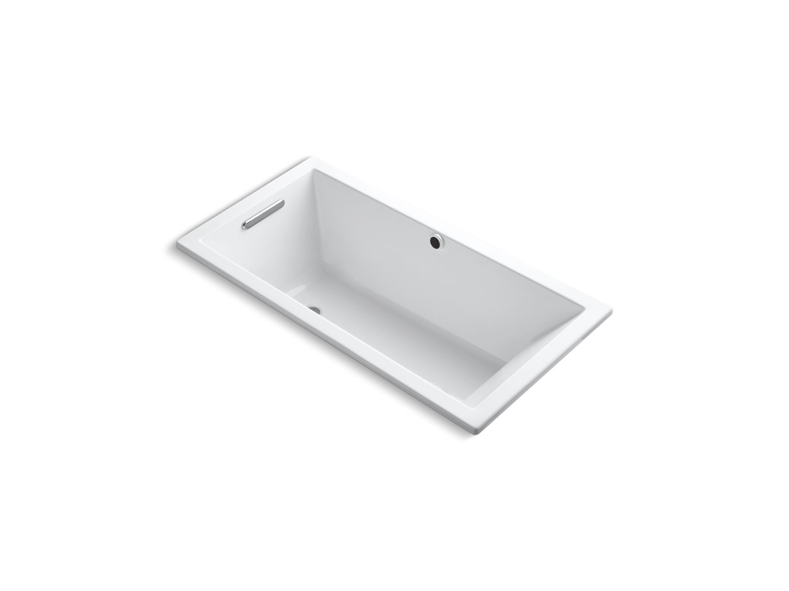 KOHLER K-1121-W1-0 Underscore 60″ X 30″ Drop-In Bath With Bask Heated Surface In White