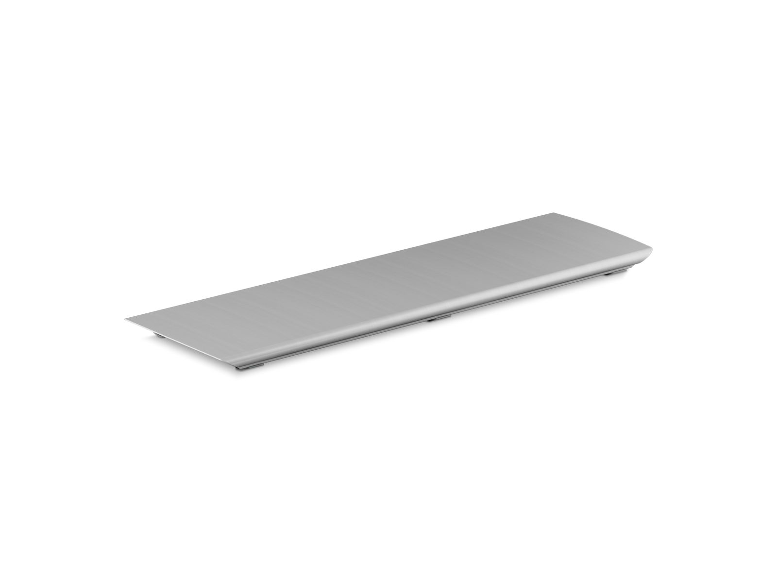 KOHLER K-9156-NX Bellwether Aluminum Drain Cover For 60″ X 32″ Shower Base In Crystal Clear glass with Brushed Nickel frame