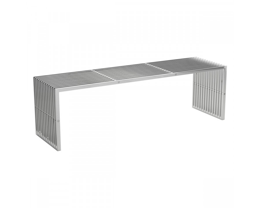 ZUO – Tania Bench in Silver